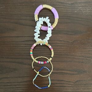 Allie + Bess Colorful Beaded Bracelet Set